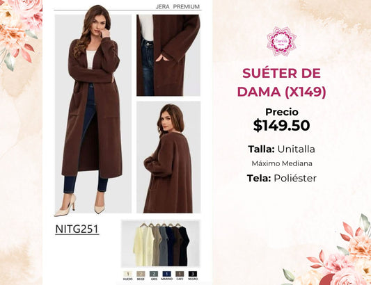 SUÉTERES DE DAMA (X149)