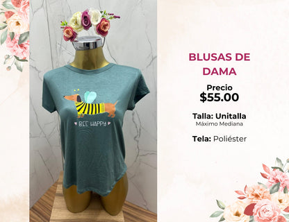 BLUSA MANGA CORTA (B55)
