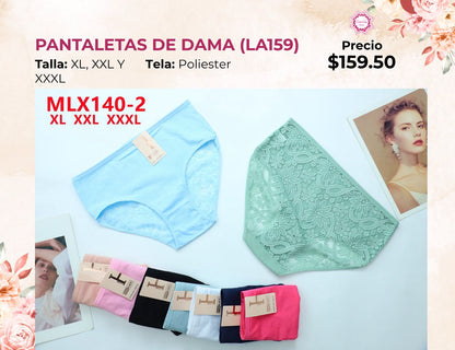 PANTALETAS EXTRA DE DAMA (LA159)