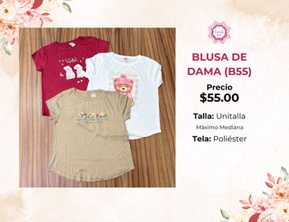 BLUSA MANGA CORTA (B55)