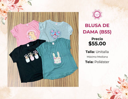 BLUSA MANGA CORTA (B55)