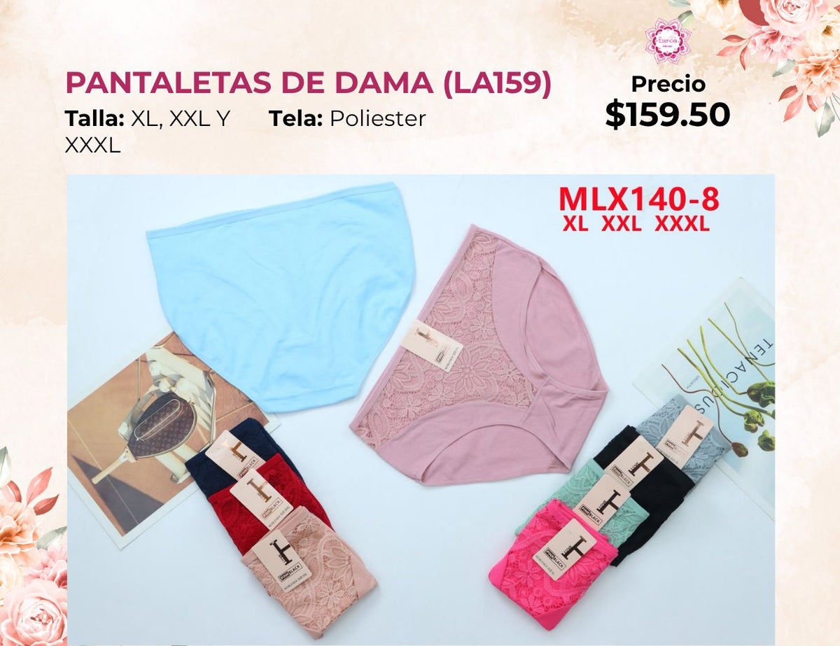 PANTALETAS EXTRA DE DAMA (LA159)