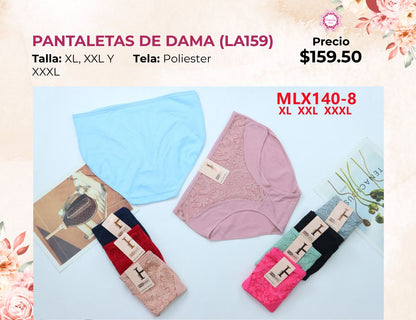 PANTALETAS EXTRA DE DAMA (LA159)