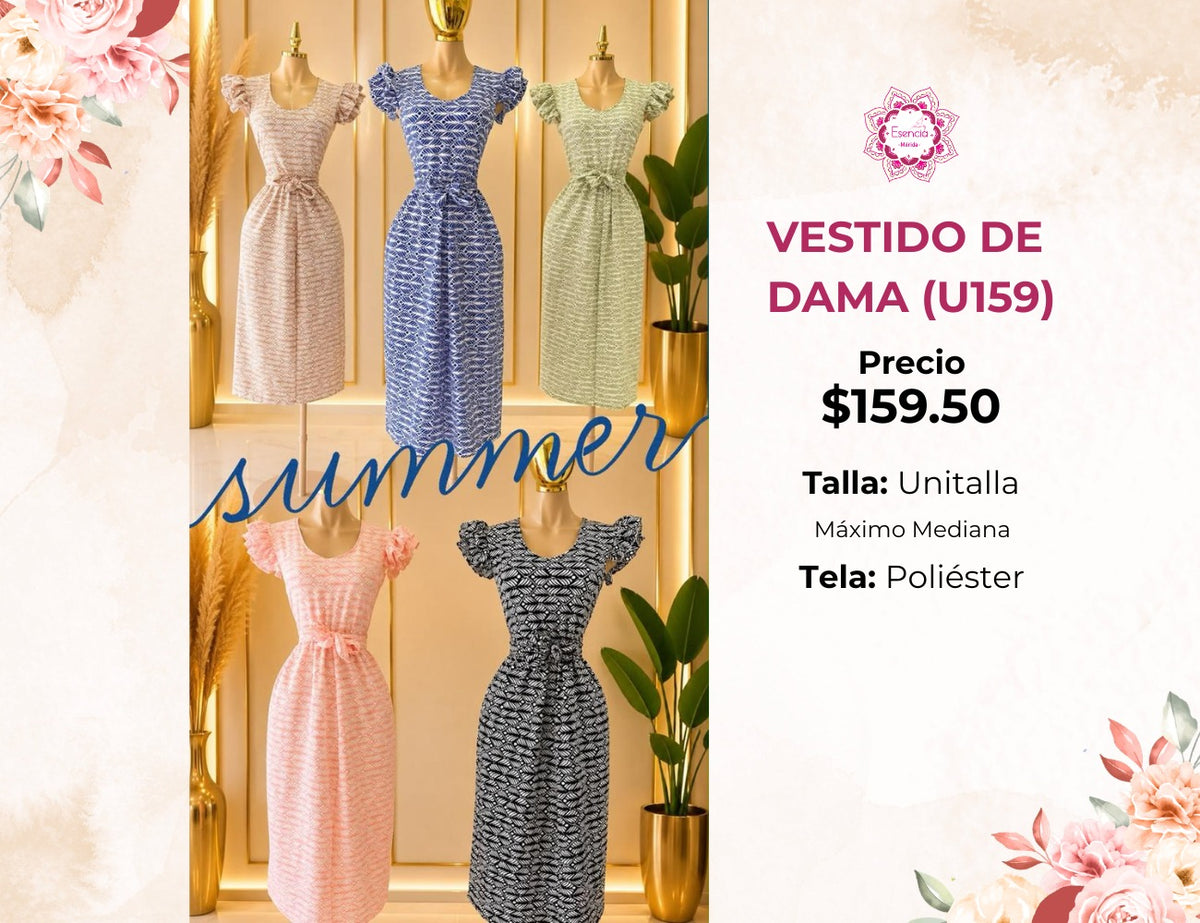 VESTIDOS PARA DAMA (U159)