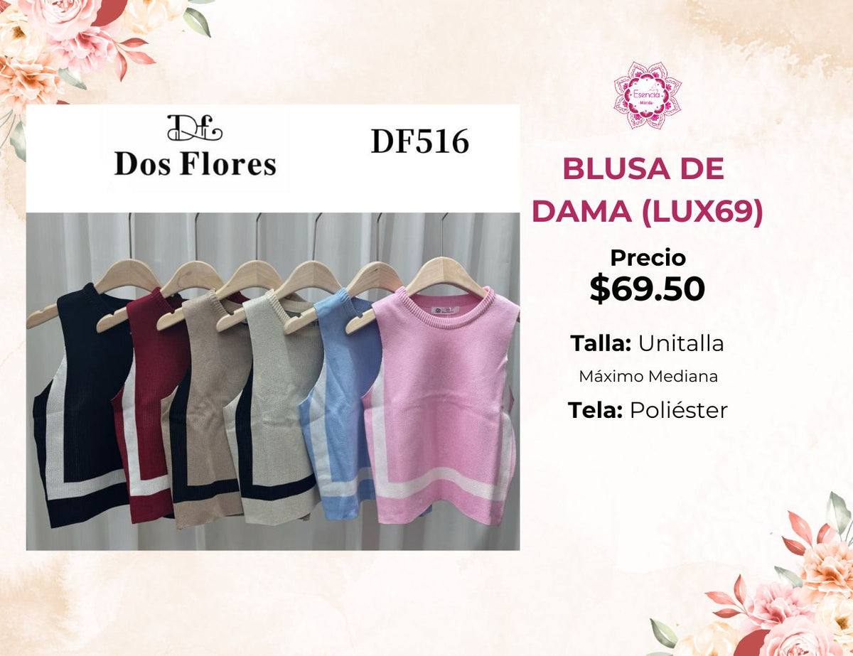 BLUSAS DE DAMA (LUX69)