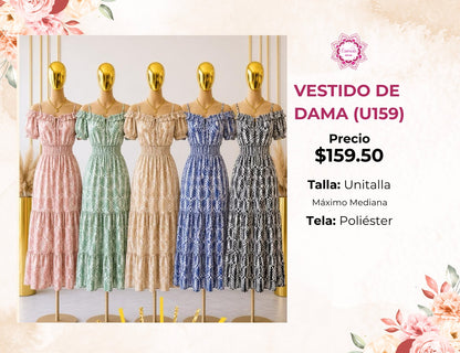 VESTIDOS PARA DAMA (U159)