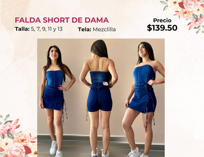 FALDA SHORT DE DAMA (FA139)