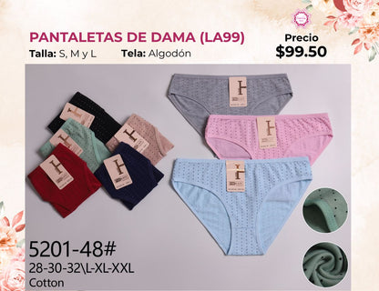 PANTALETAS PARA DAMA (LA99)