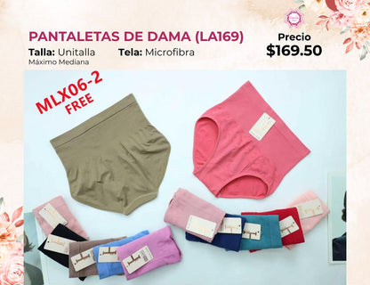 PANTALETAS DE MICROFIBRA (LA169)