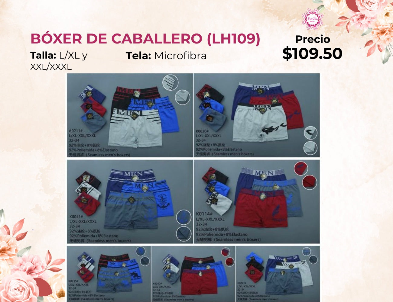 BOXER DE CABALLERO MICROFIBRA (LH109)