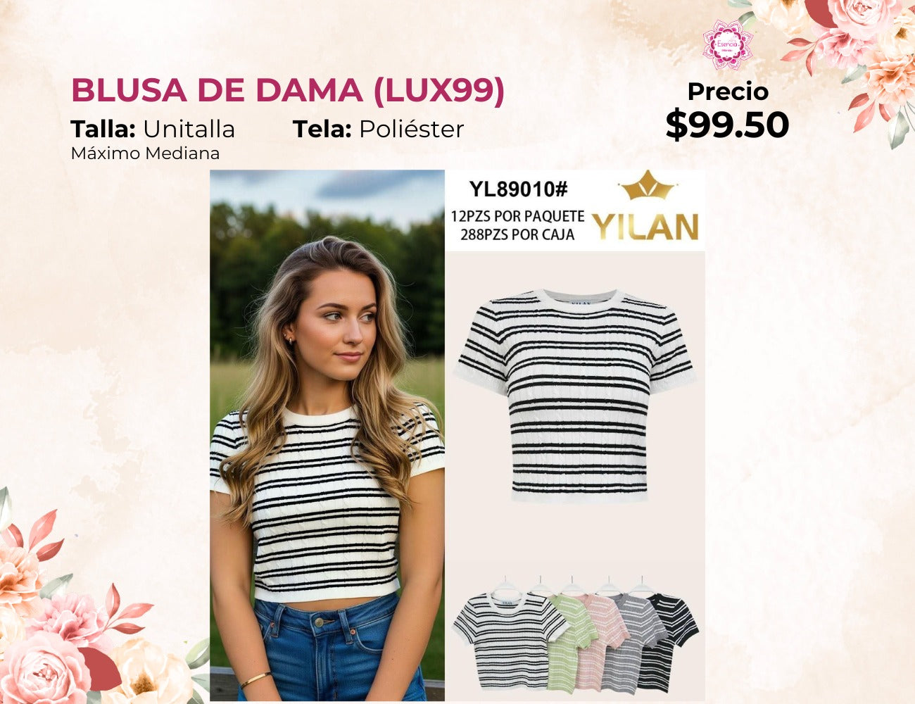 BLUSAS DE DAMA PREMIUM (LUX99)