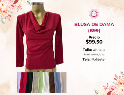 BLUSAS MANGA LARGA PARA DAMA (B99)