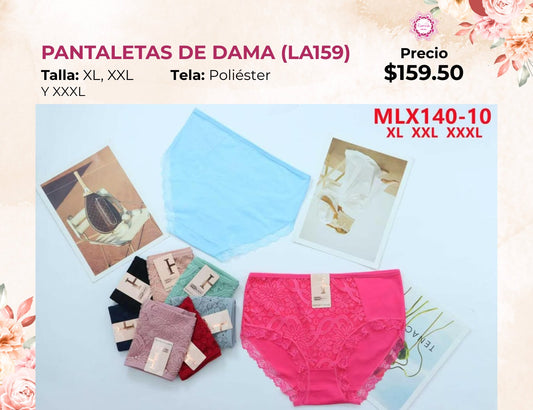 PANTALETAS EXTRA DE DAMA (LA159)