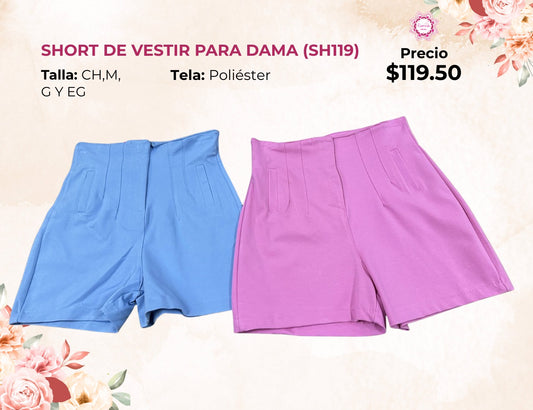 SHORT DE PINZAS (SH119)