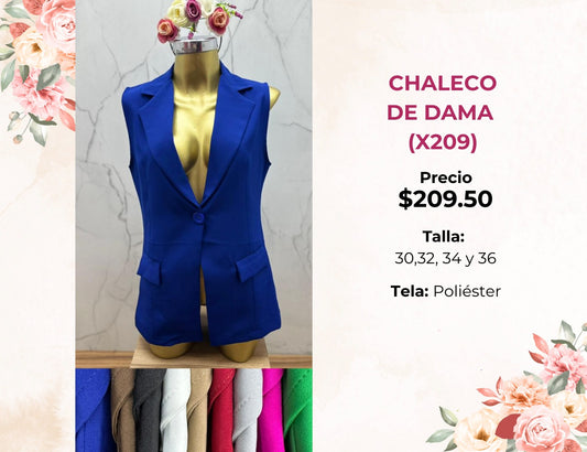 CHALECO DE DAMA (X209)