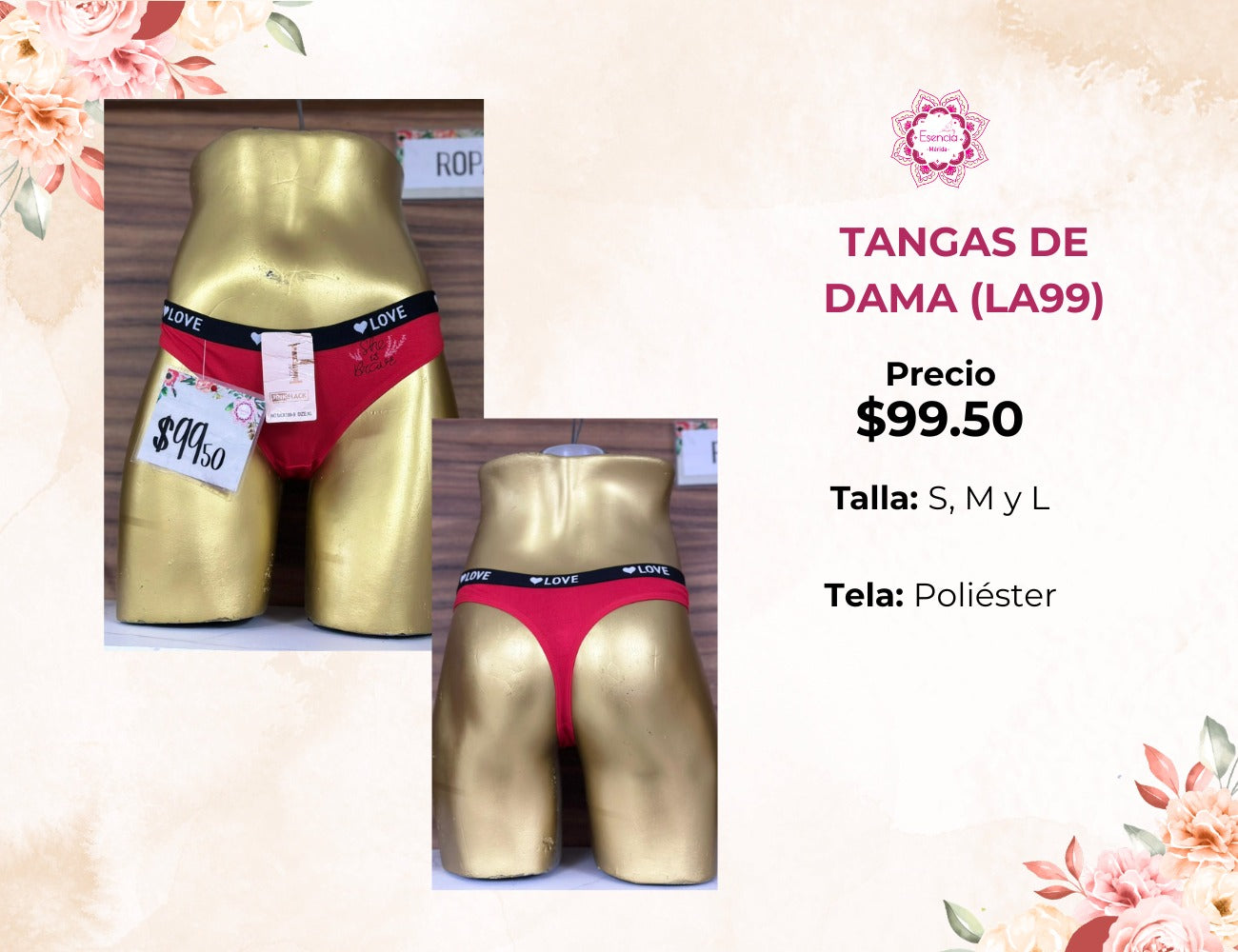 TANGAS PARA DAMA (LA99)