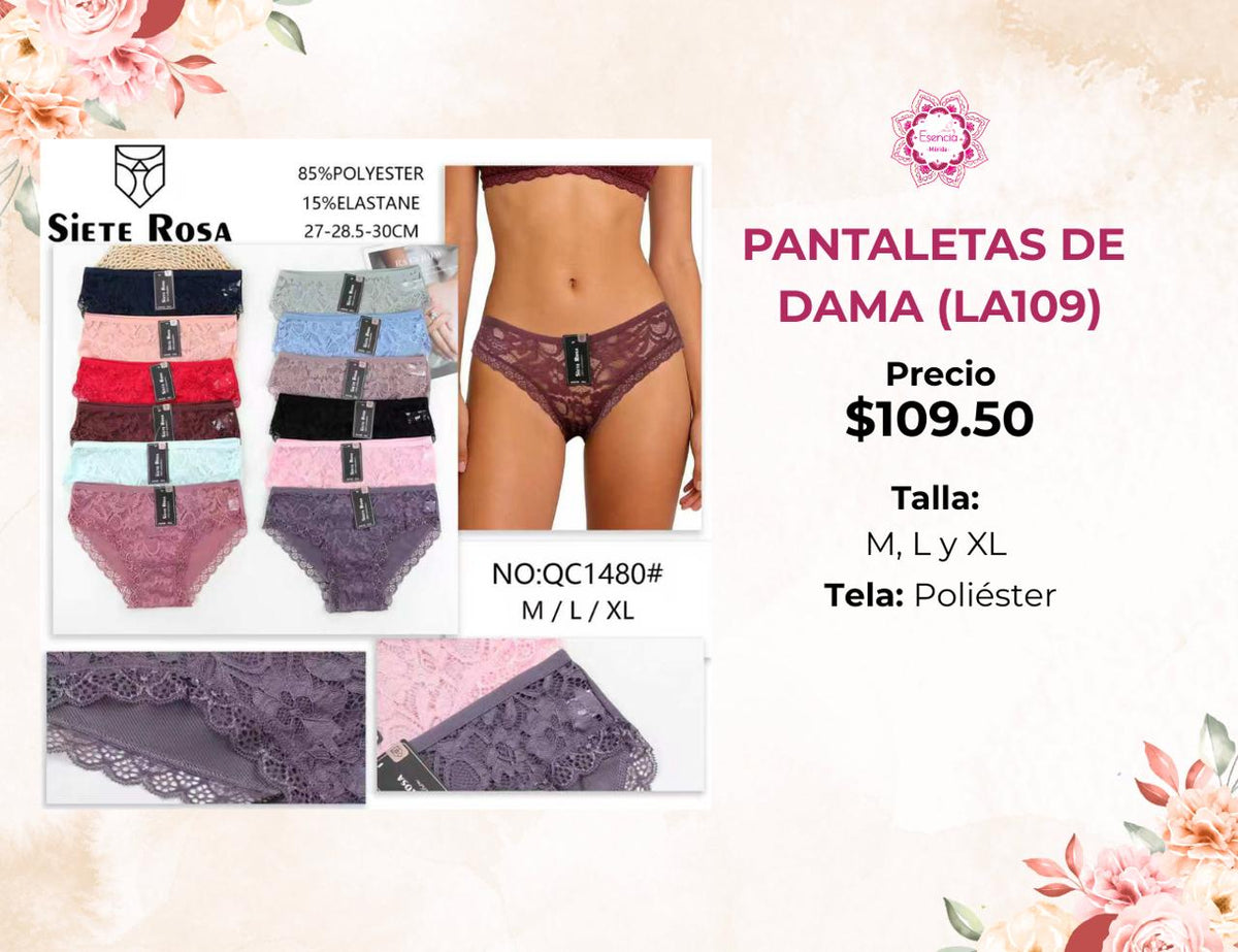 PANTALETAS DE DAMA (LA109)