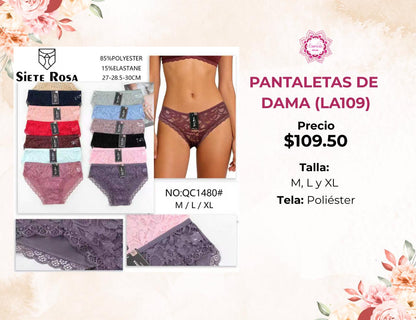 PANTALETAS DE DAMA (LA109)
