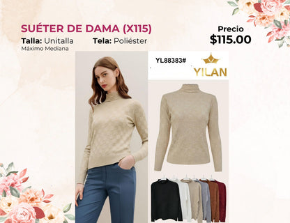 SUÉTER DE DAMA (X115)
