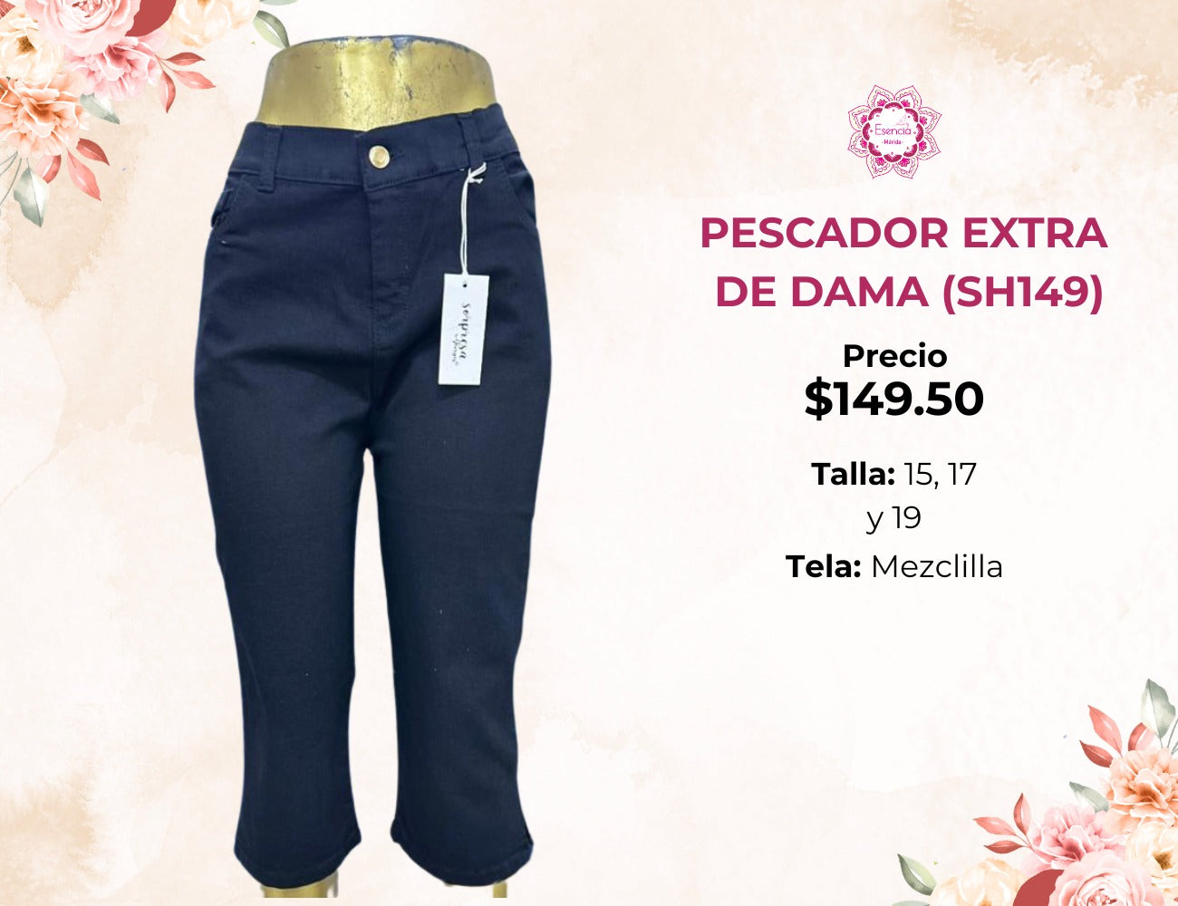 PESCADOR EXTRA PARA DAMA (SH149)