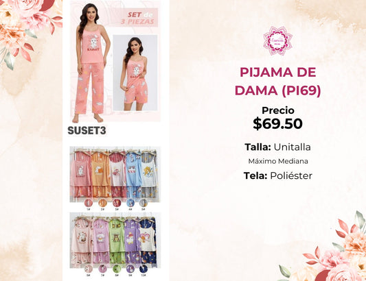 PIJAMA DE DAMA (PI69)