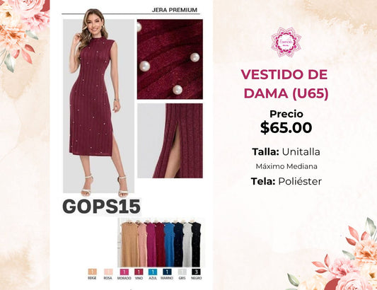VESTIDO DE DAMA (U65)
