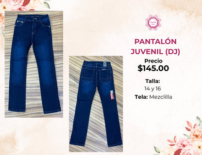 PANTALON JUVENIL DE MEZCLILLA (DJ)