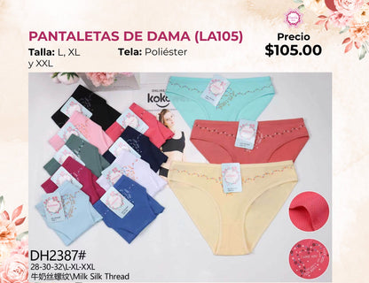 PANTALETA DE DAMA LISA (LA105)
