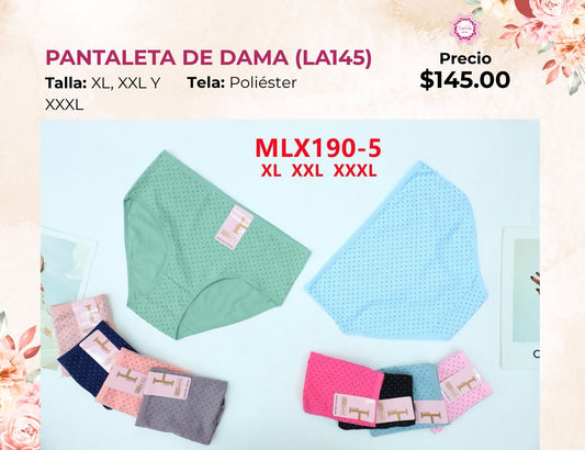 PANTALETA DE DAMA EXTRA (LA145)