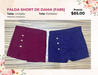 FALDA SHORT DE DAMA (FA85)