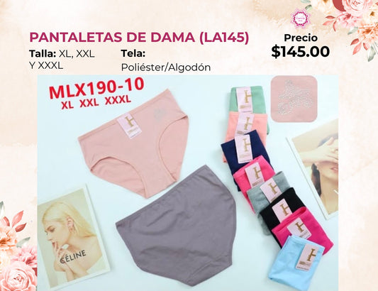 PANTALETA DE DAMA EXTRA (LA145)