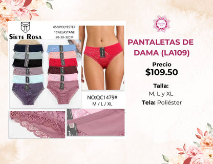 PANTALETAS DE DAMA (LA109)