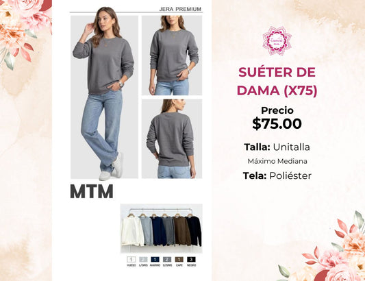 SUÉTER DE DAMA (X75)