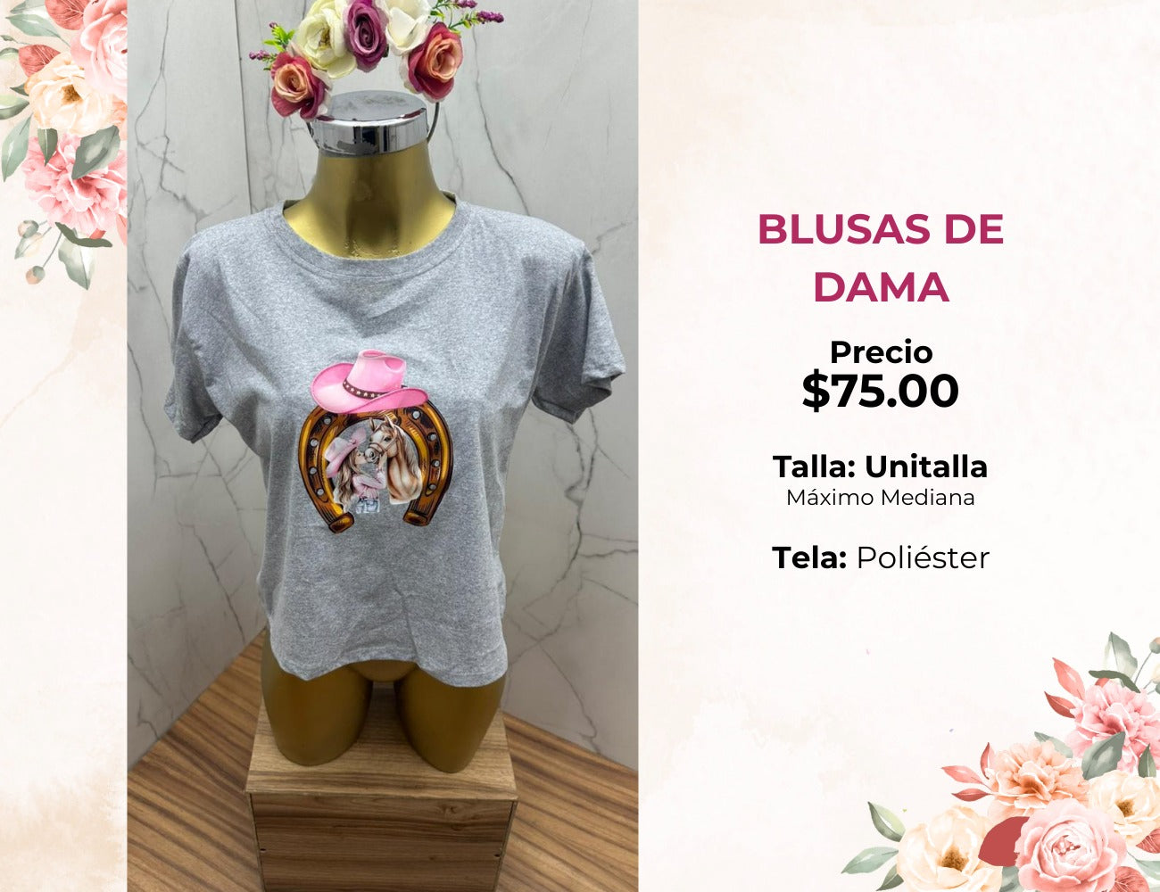 BLUSAS DE DAMA (B75)