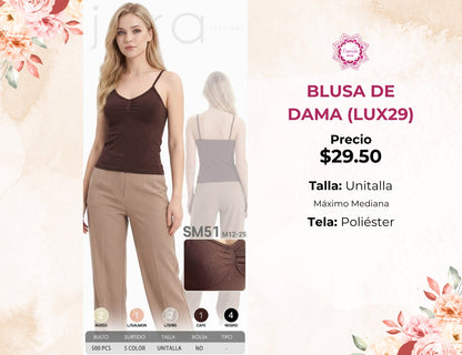 BLUSA DE DAMA (LUX29)