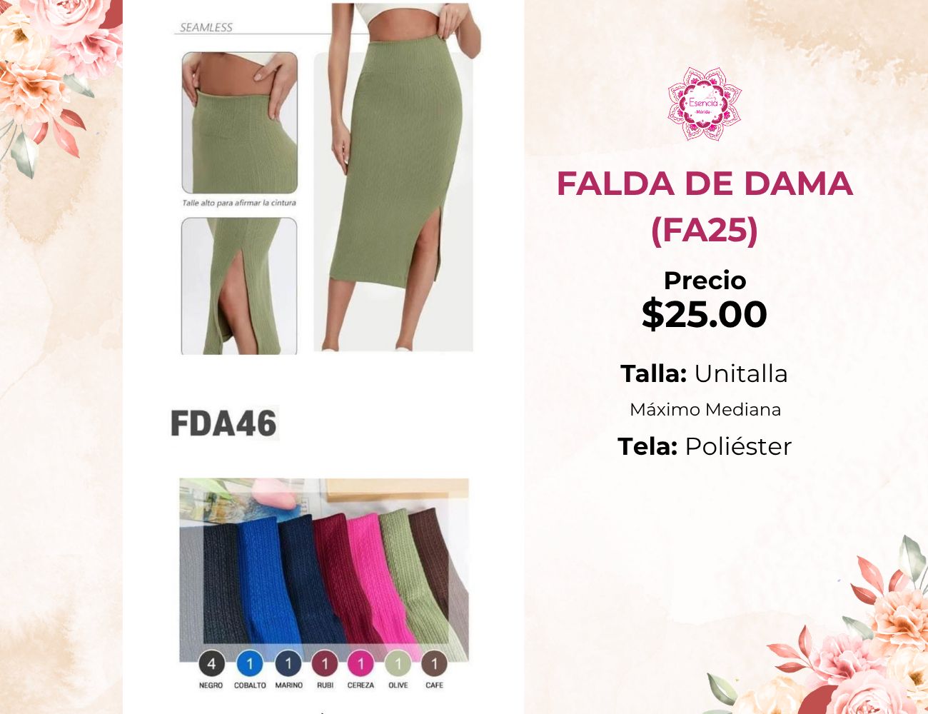 FALDA DE DAMA (FA25)