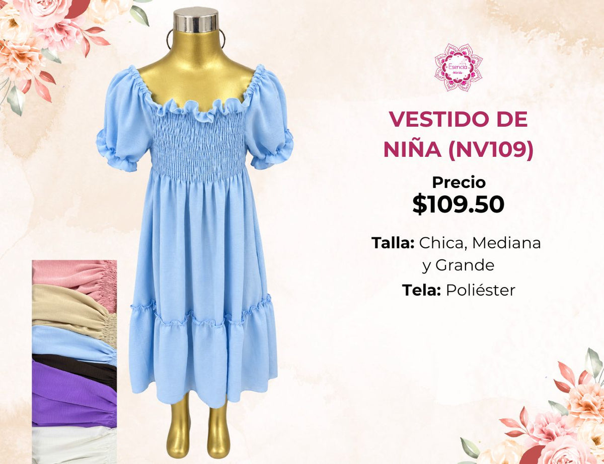 VESTIDOS DE NIÑA (NV109)