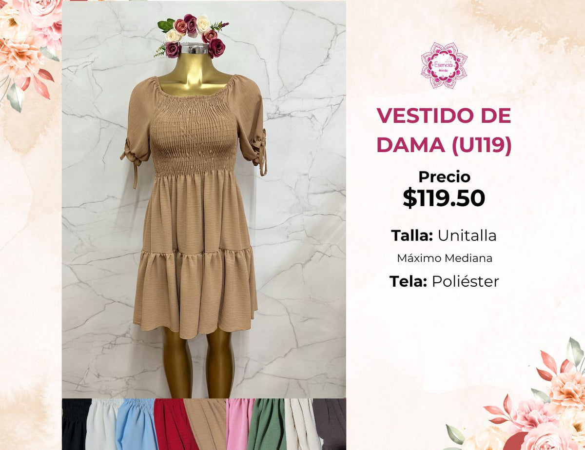 VESTIDO DE DAMA (U119)