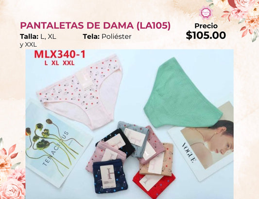 PANTALETAS PARA DAMA (LA105)