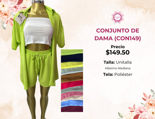 CONJUNTO DE 3 PIEZAS PARA DAMA (CON149)