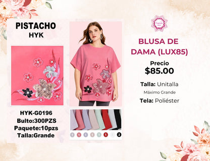 BLUSA DE DAMA (LUX85)