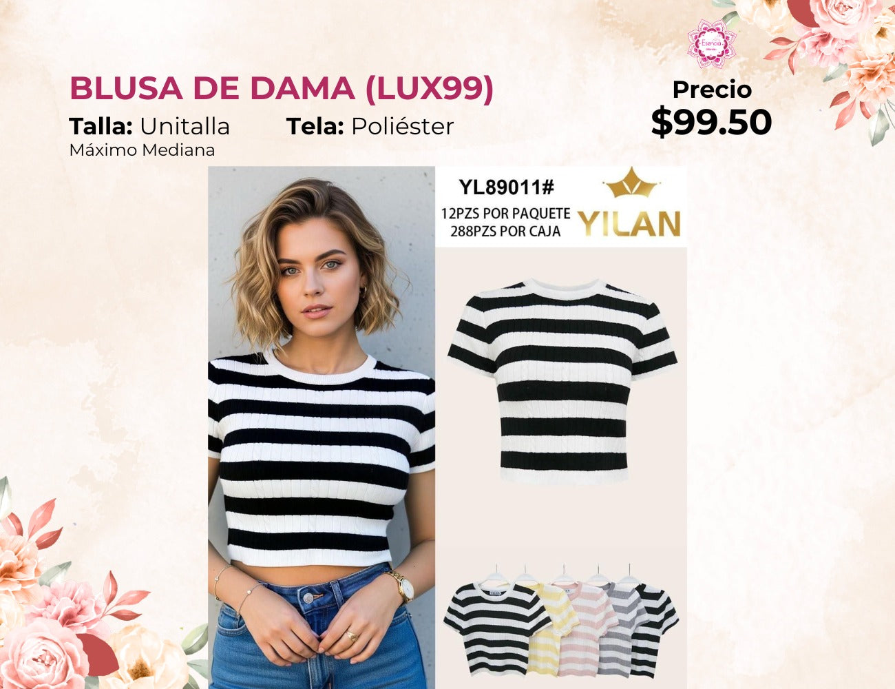 BLUSAS DE DAMA PREMIUM (LUX99)