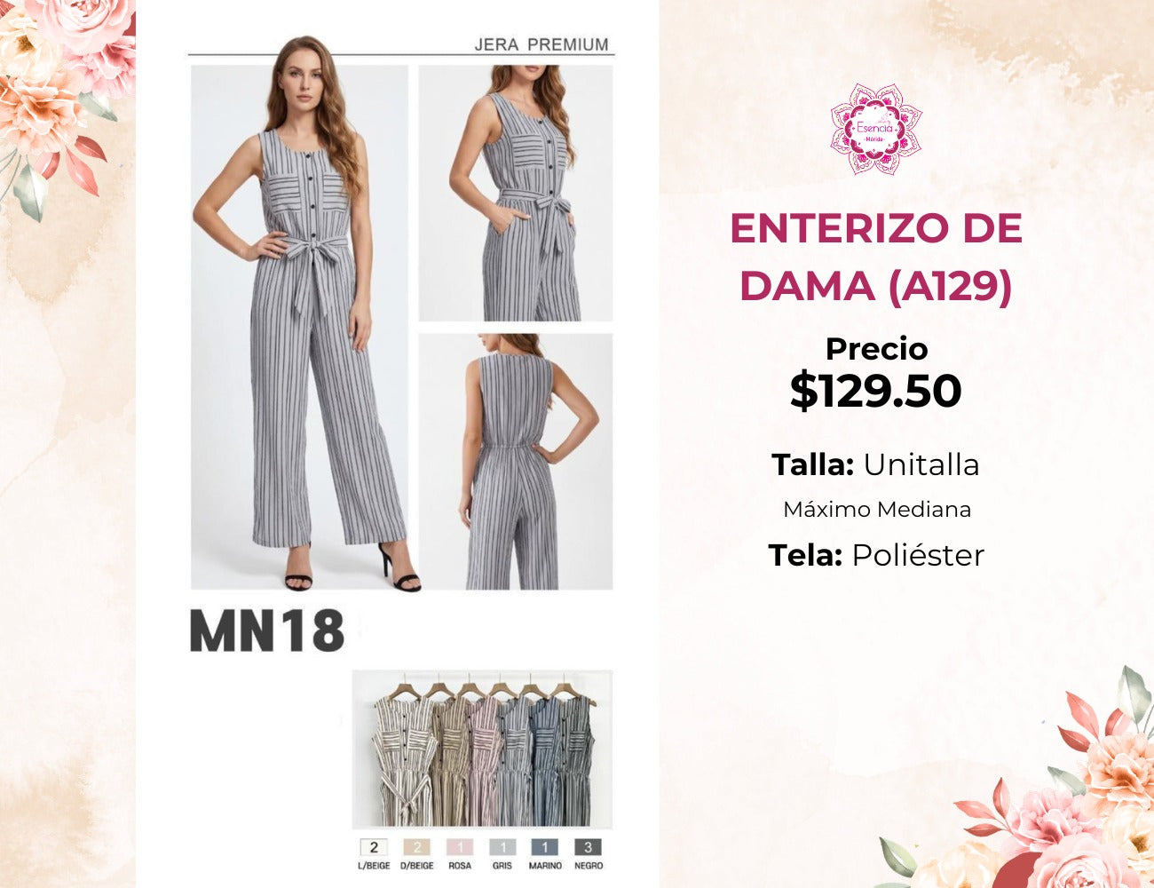 ENTERIZO DE DAMA (A129)