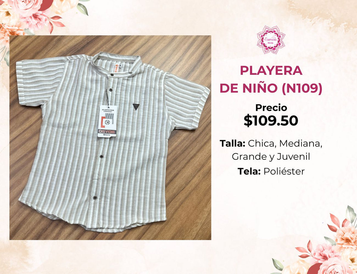 PLAYERAS DE NIÑO (N109)