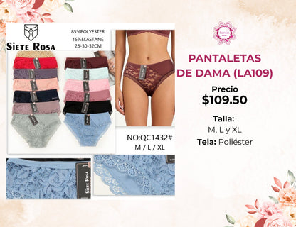 PANTALETAS DE DAMA (LA109)