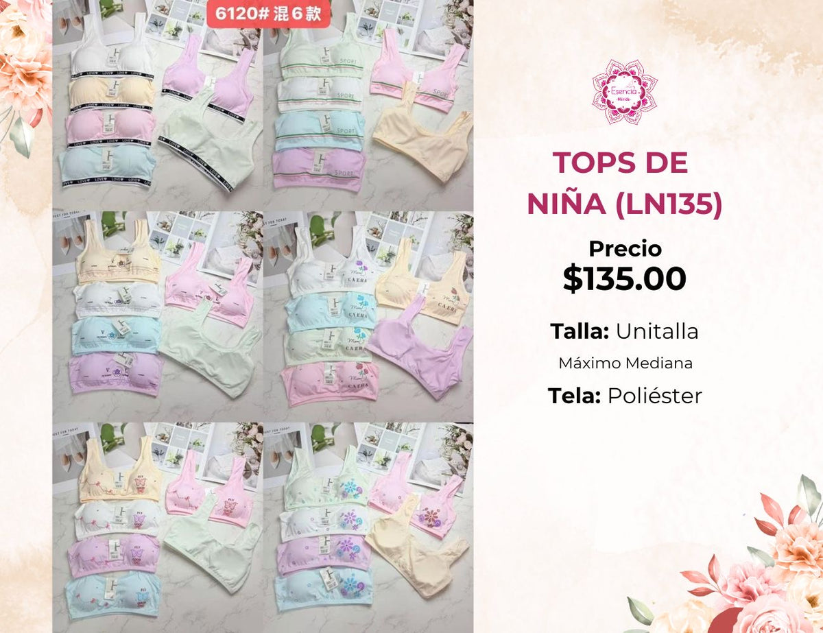 TOP DE NIÑA ALGODÓN (LN135)
