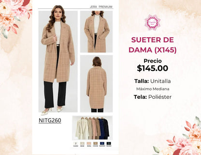 SUÉTER DE DAMA (X145)