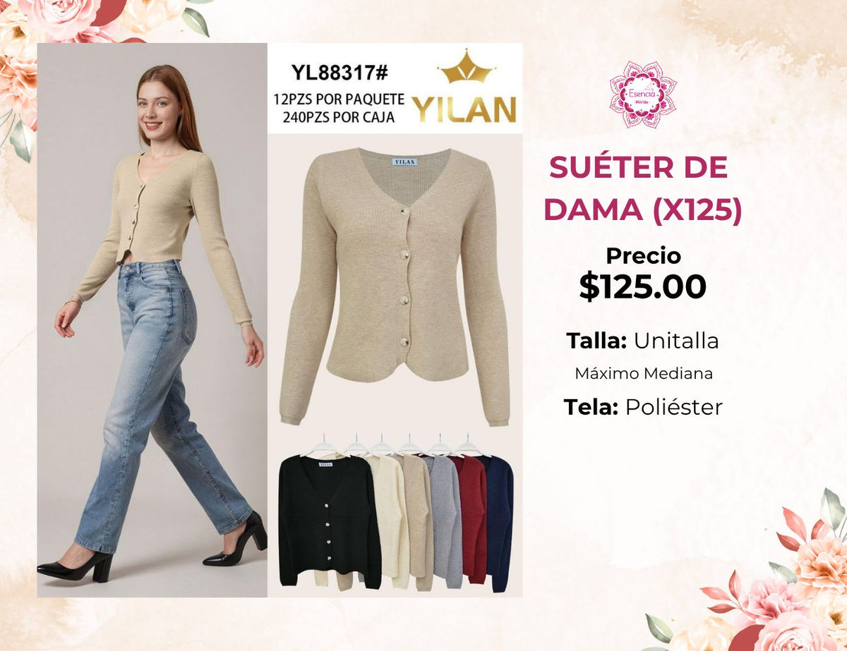 SUÉTER DE DAMA (X125)