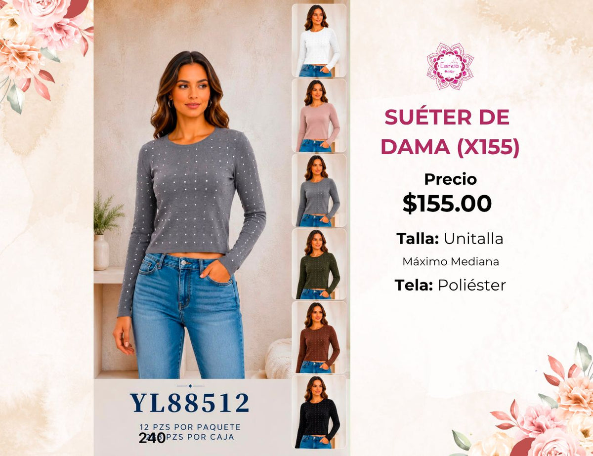 SUÉTERES DE DAMA (X155)