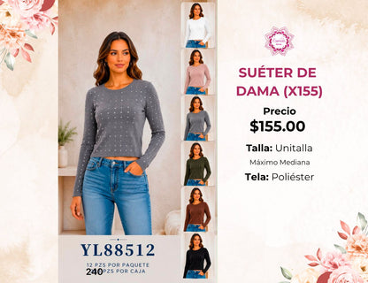 SUÉTERES DE DAMA (X155)
